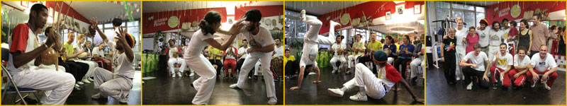Capoeira Angola Workshop Mestre Faisca Contra-Mestre Marcos Couro Seco Professor Guaxini Academia Arapua München