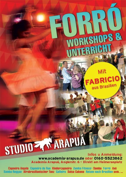 Forro Workshop in der Academia Arapua mit Gisele