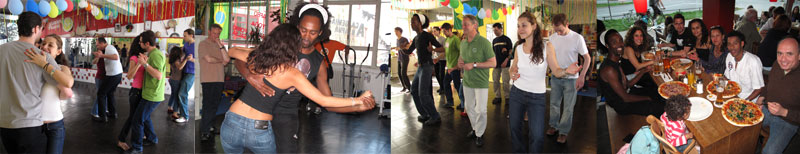Forro Workshop mit Fabricio und Gisele in der Academia Arapua