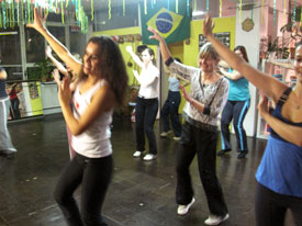 Samba de Roda na Academia
