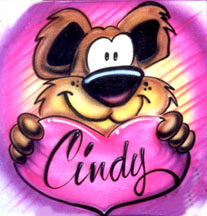 Airbrushed Teddy Bear Personalized shirt