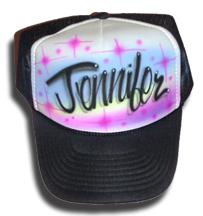 Personalized snapback with Rainbow and stars
