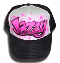 Hottest Urban Lettering airbrushed snapback