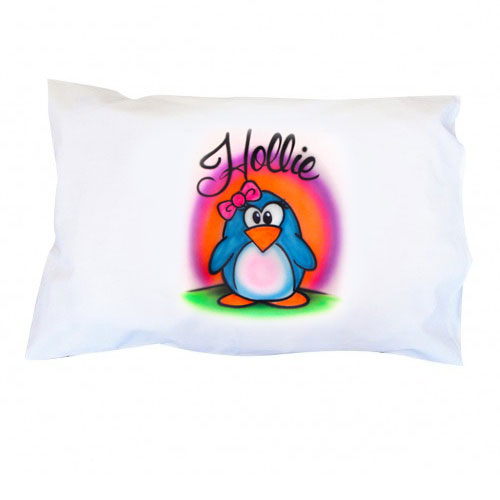 Personalized Sweet lit\' Penguin Pillowcase