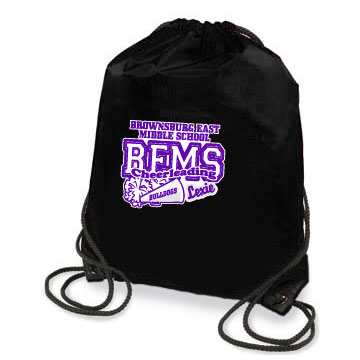 Varsity Style Cheerleading Tote with Mascot name