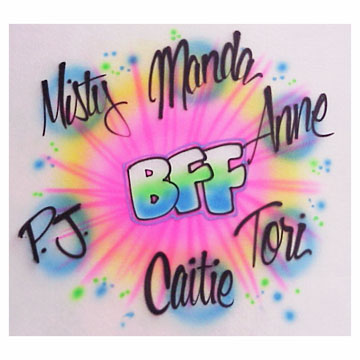 BFF  - Best Friends Forever personalized shirt