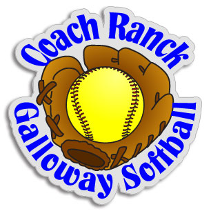 Softball Coach personalized decal