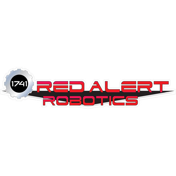 Red Alert Robotics Decal - you select length