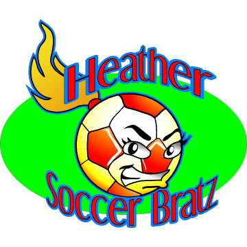Personalized Girls Attitude Soccer Decal with team name
