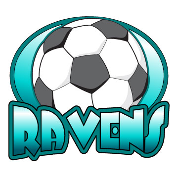 Personalized full color soccer decal sticker