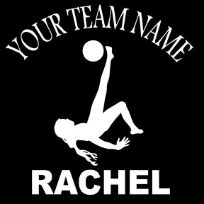 Girls Personalized Soccer Decal 6 inch