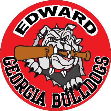 GA Bulldogs round personalized decal