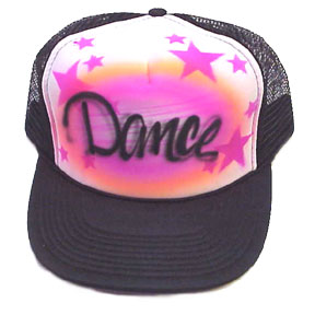 Airbrushed snapback hat with Your Name