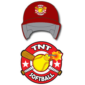 TNT Softball Helmet Decal 2.5\"
