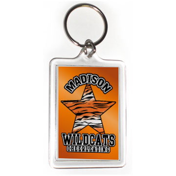 Wildcats Cheerleading Personalized Key Ring