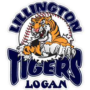 Personalized Tiger Baseball Decal
