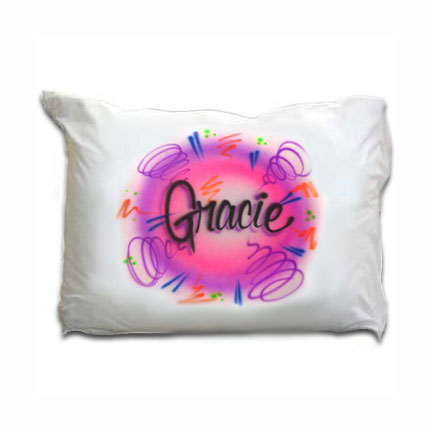 Personalized pillow case with Wild Style Background