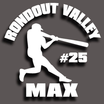 Rondout Valley baseball player Decal