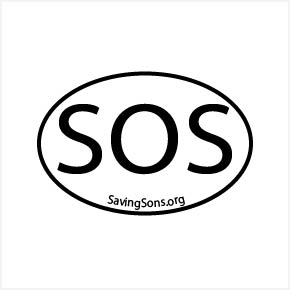 Saving Our Sons Oval Decal