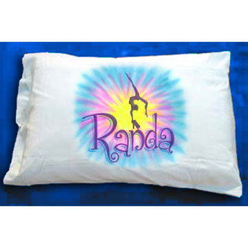 Airbrushed Lovely Gymnast Pillowcase