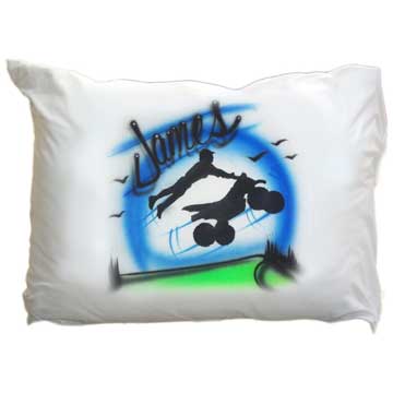 Airbrushed 4-wheeler Jump Pillowcase