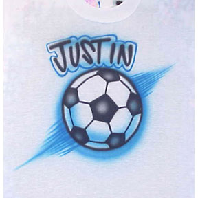Personalized Airbrush Soccer Shirt