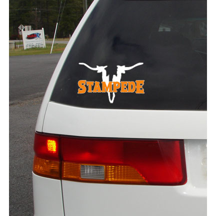 6\" Stampede Team Auto Decal