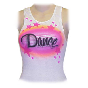 Airbrushed Starry  Dance  design on Boybeater