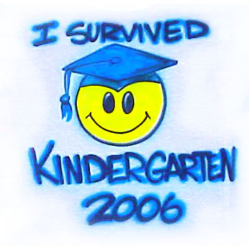 Kindergarten Graduation Airbrushed shirt