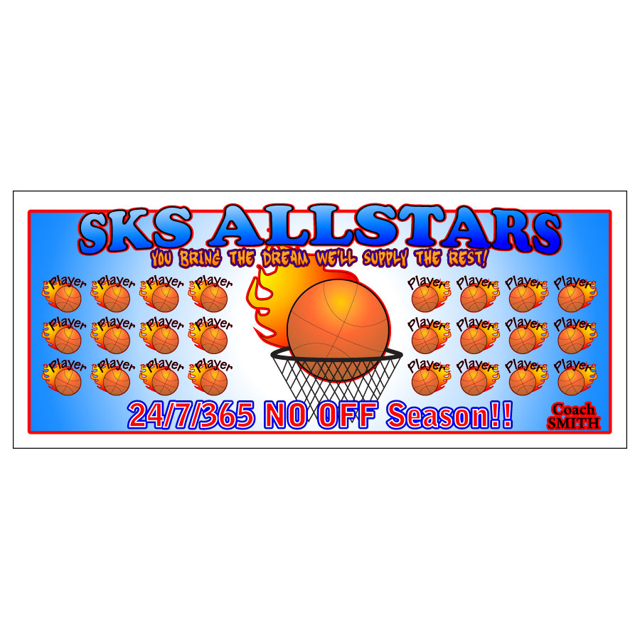 MecaBrush Personalized Vinyl Decals and Custom Airbrush Basketball