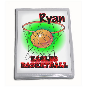Basketball thru hoop Personalized Photo Album