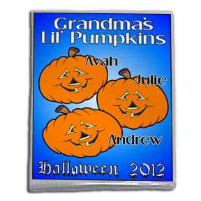 Halloween Pumpkin Patch Personalized 4X6 bragbook album