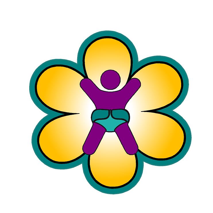 Cloth Diapering Flower Decal