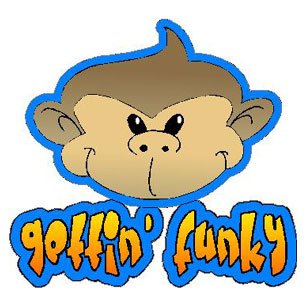 Funky Monkey Personalized decal