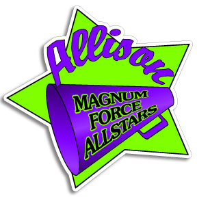 Magnum Force Allstars Personalized auto Decal