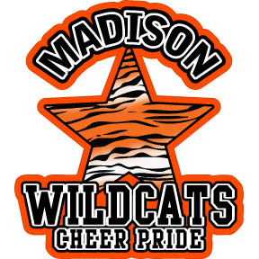 Personalized Wildcats Cheer Pride Decal