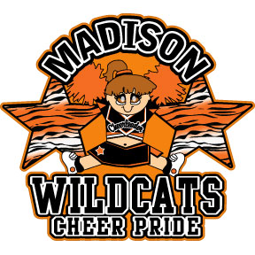Personalized Wildcats Cheer Pride Cheerleader Decal 006