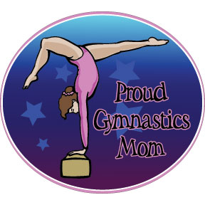 Personalized Girl Gymnastic Decal