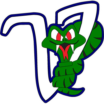 Vipers 'V' Mascot Decal