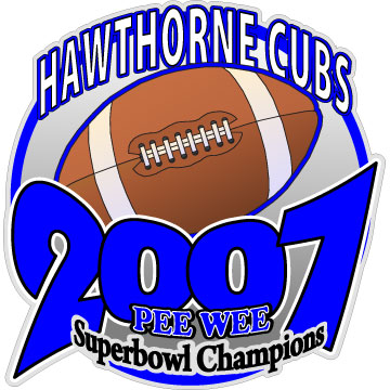 Hawthorne Cubs Championship Decal