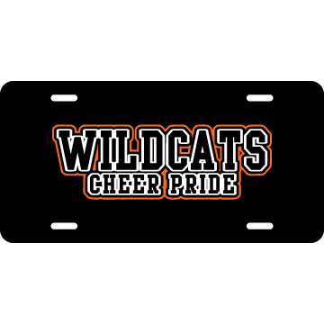 Wildcats Cheer Pride License Plate